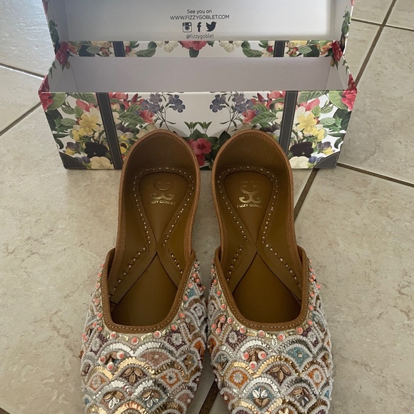 Genuine Leather Womens Jutti Flat Size 8 - Picture 1 of 3